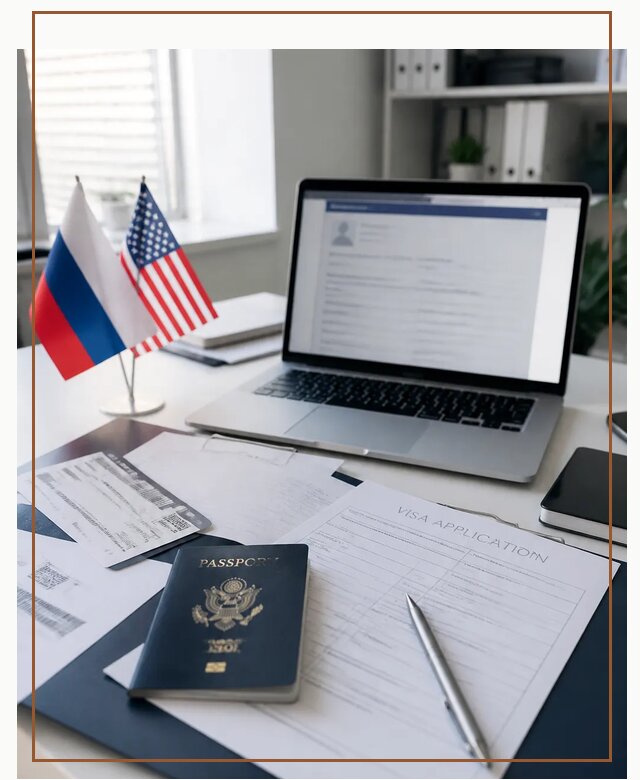 Оформление визы в США для туристов и бизнеса в Каменке