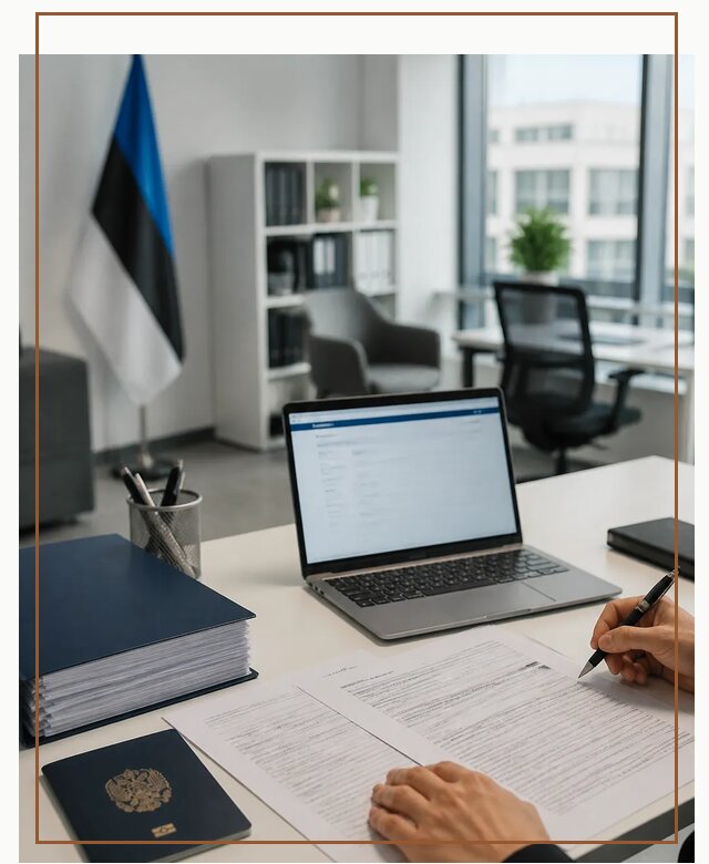 Оформление ВНЖ в Эстонии для переезда и легального проживания в Каменке