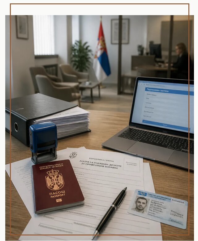 Оформление ПМЖ в Сербии для переезда в Каменке под ключ