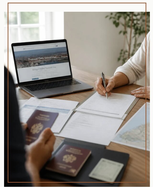Оформление Digital Nomad и ВНЖ Португалии в Каменке